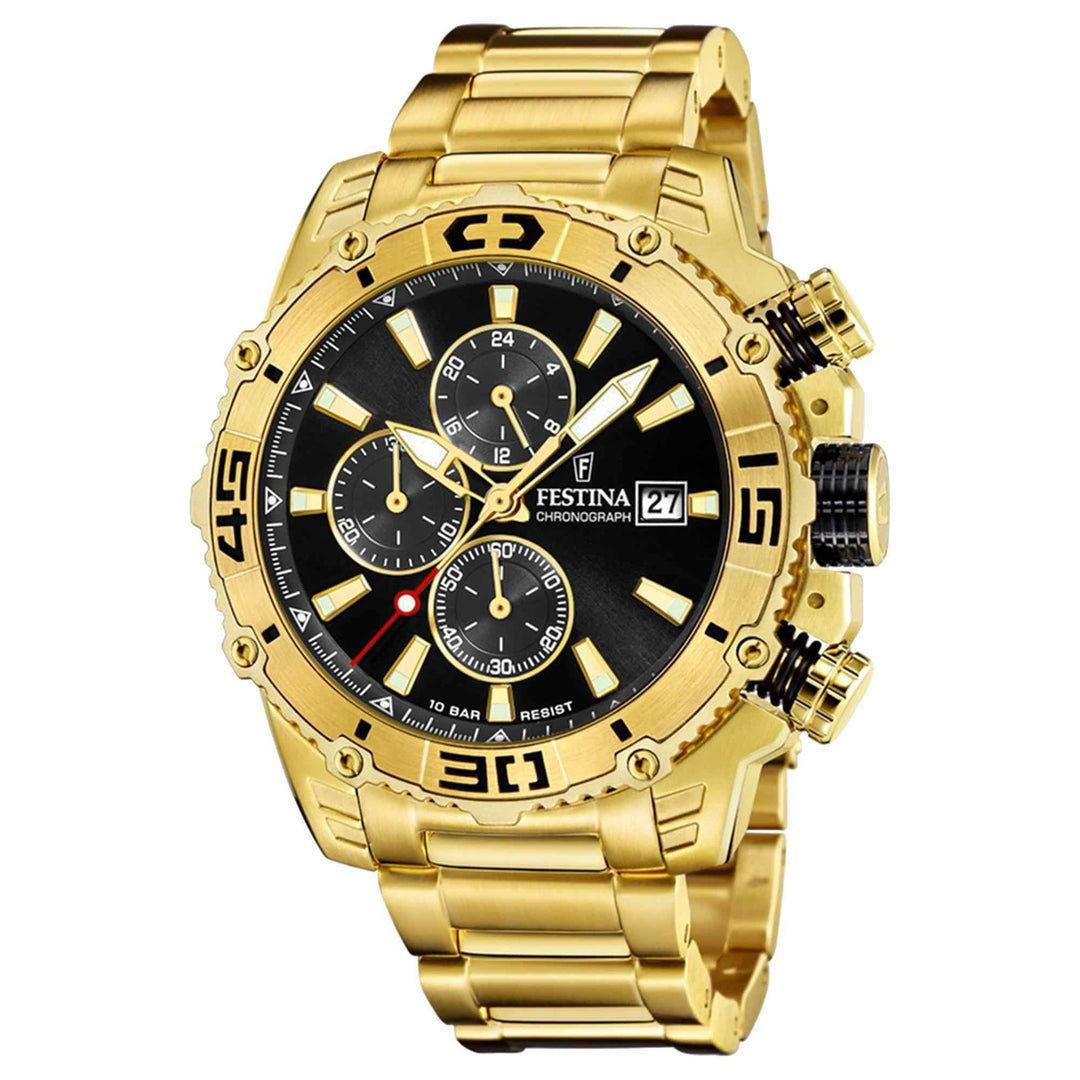 Festina F20492/4 Men's Prestige Chronograph Black Dial Watch
