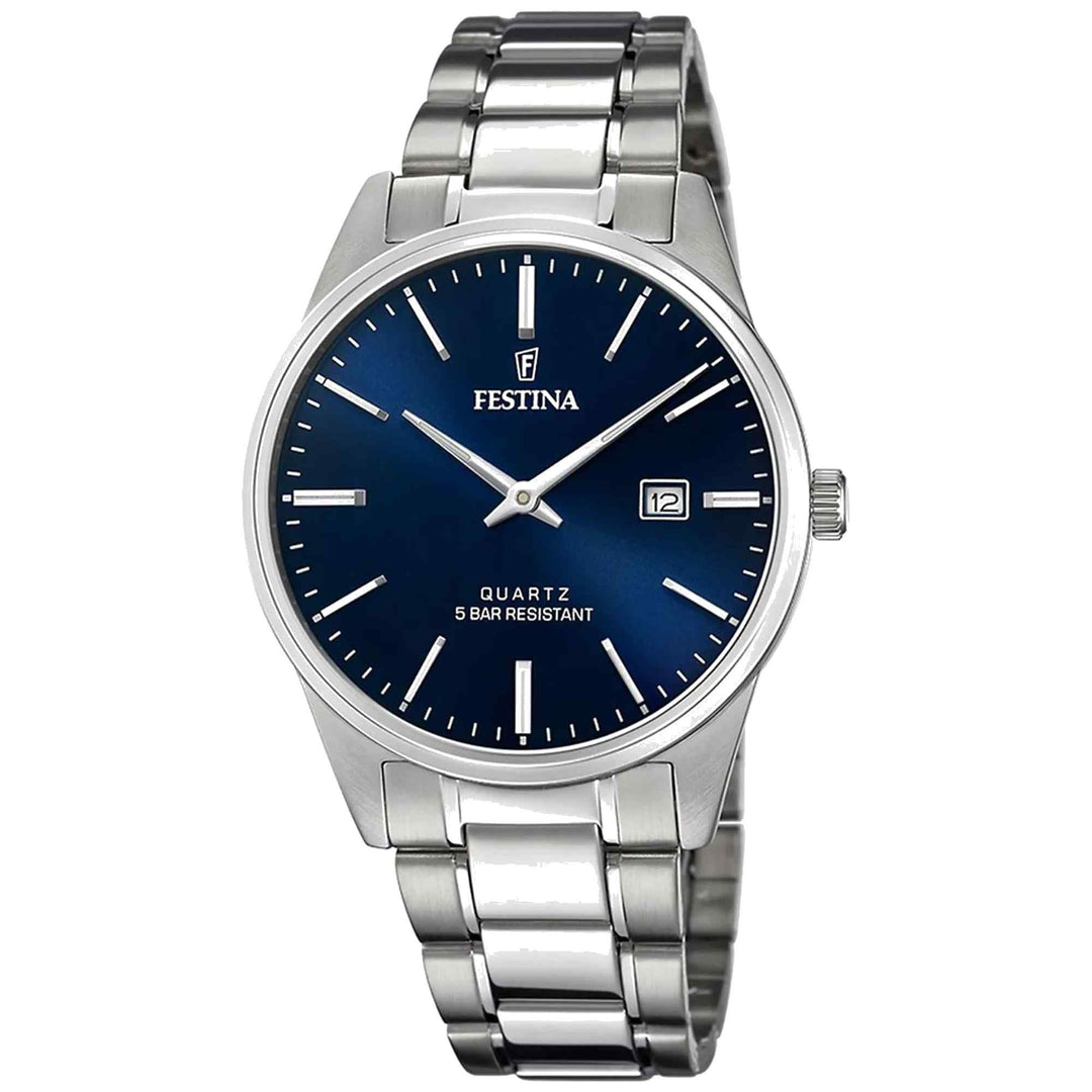 Festina F20511/3 Men's Classic Blue Dial Watch