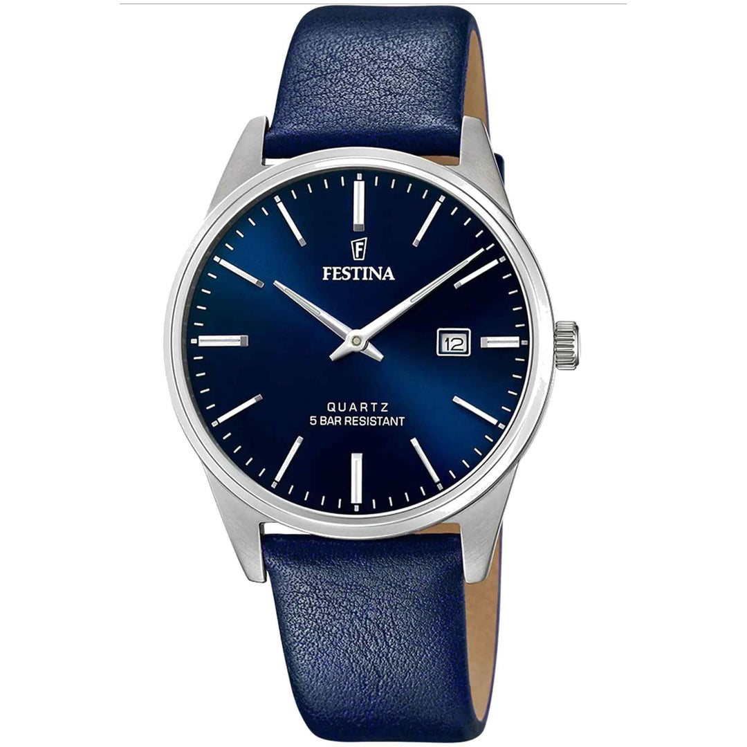 Festina F20512/3 Men's Classic Blue Dial Watch