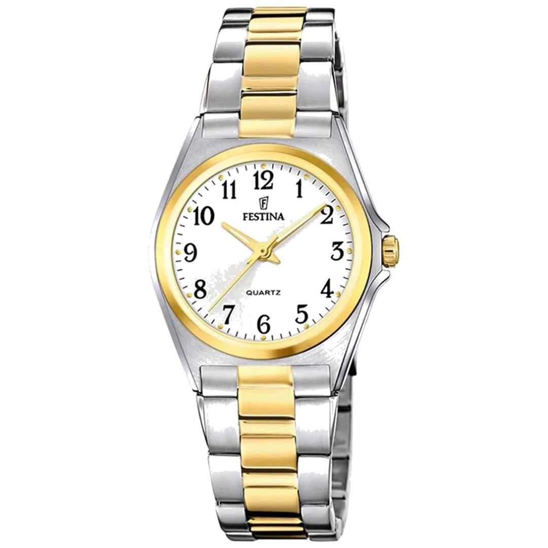 Festina F20556/1 Women's Classic White Dial Watch