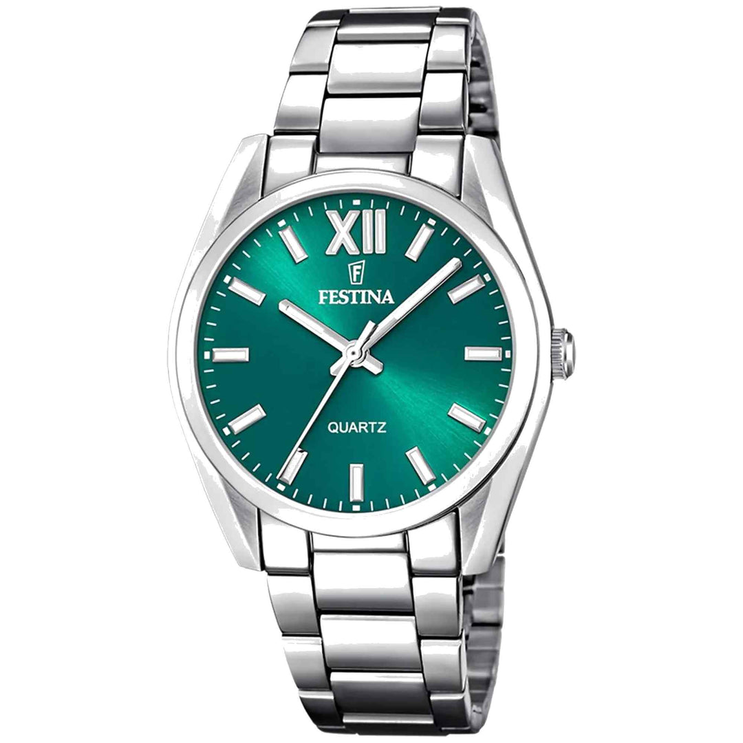 Festina F20622/C Women's Boyfriend Alegria Green Dial Watch
