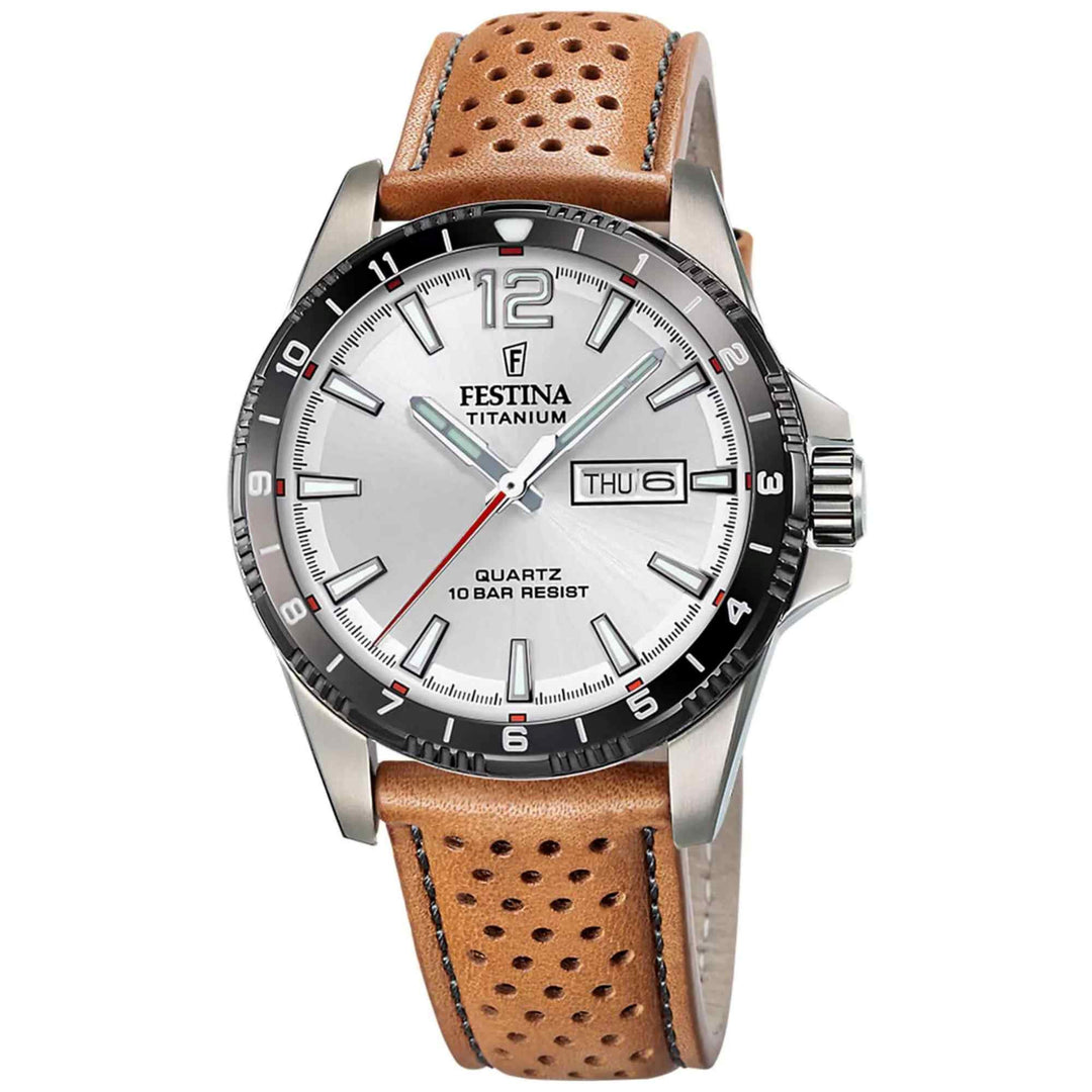 Festina F20699/1 Men's Grey Dial Titanium Watch