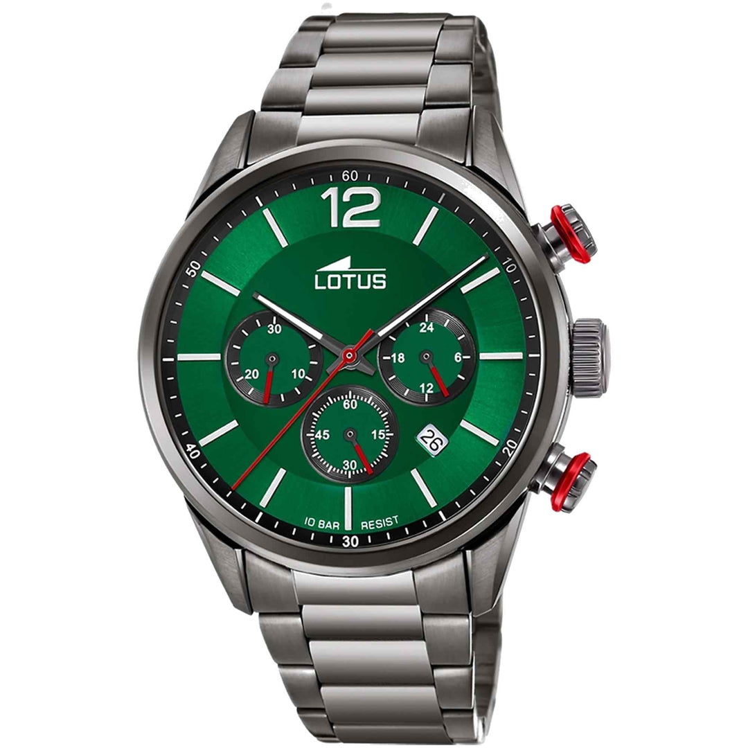 Lotus L18686/4 Men's Green Dial Chronograph Watch