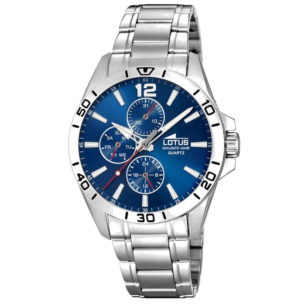 Lotus L18812/1 Men's Blue Dial Day Date Watch