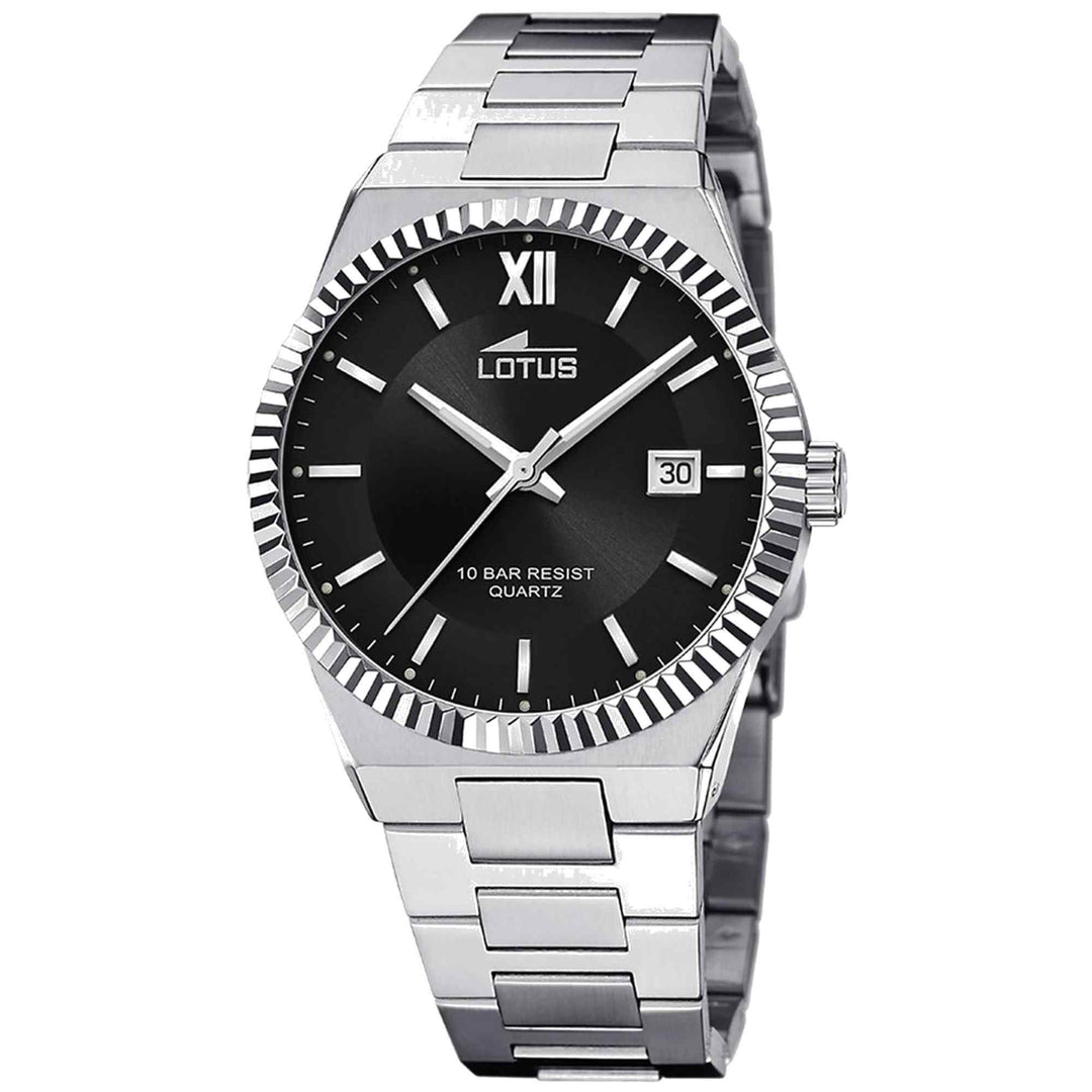 Lotus L18835/3 Men's Black Dial Watch