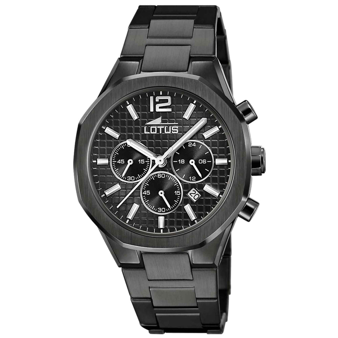 Lotus L18849/1 Men's Black Dial Chronograph Watch