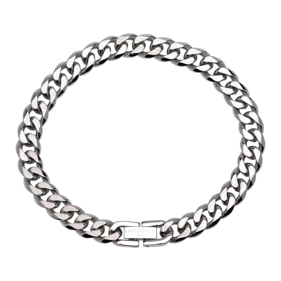 Unique & Co LAB-155/21CM Men's Matte and Polished Bracelet