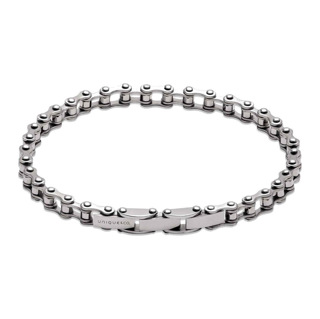 Unique & Co LAB-161/21CM Men's Matte And Polished Bracelet