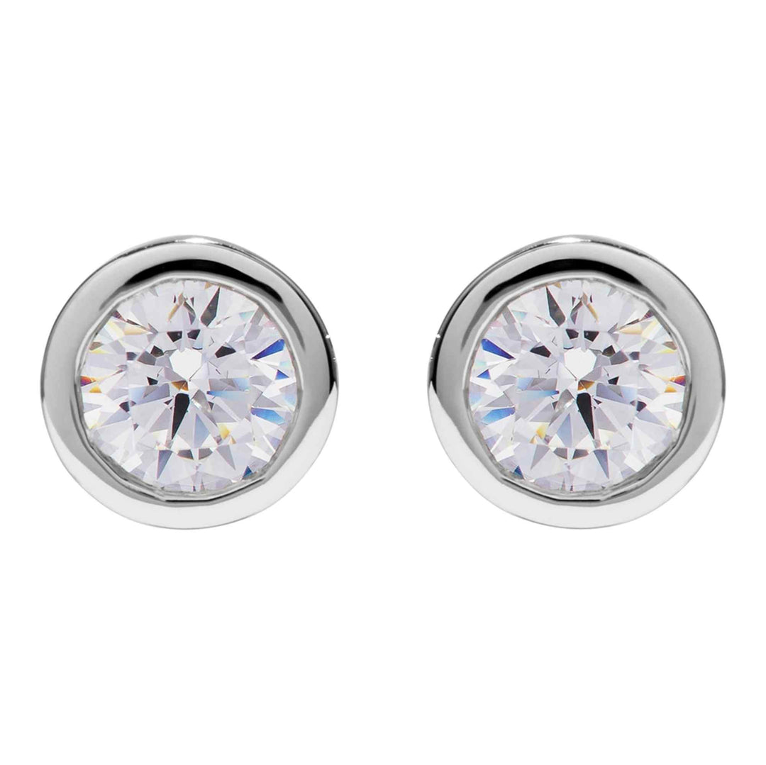 Unique & Co ME-898 Sterling Silver Stud Earrings