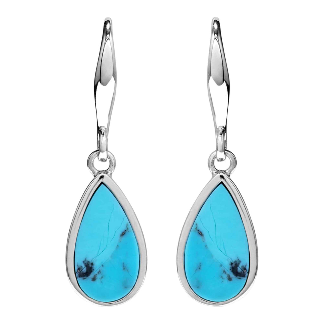 Unique & Co ME-908 Sterling Silver Drop Earrings