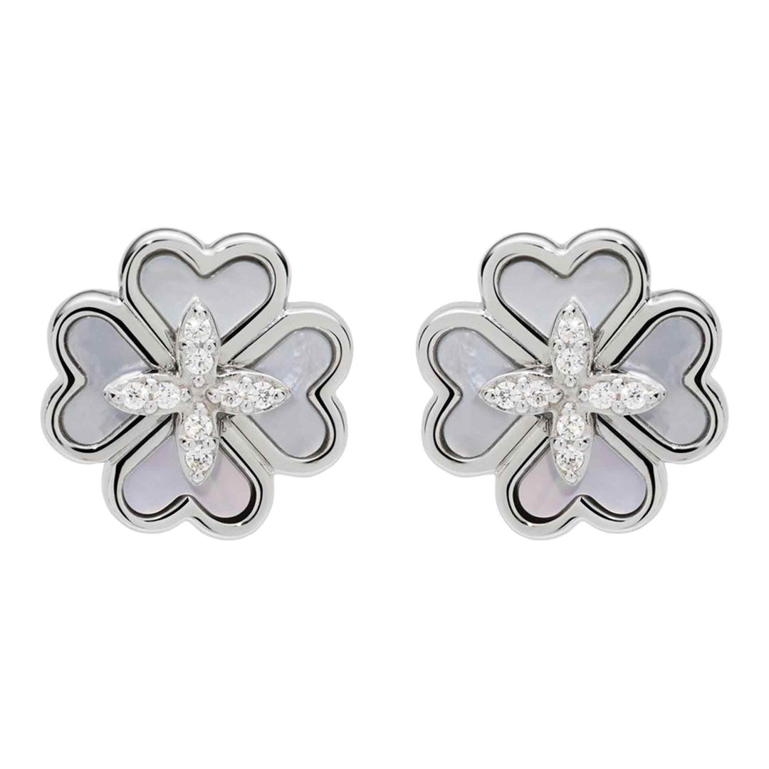 Unique & Co ME-931 Sterling Silver Stud Earrings