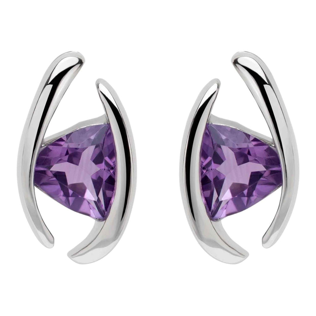 Unique & Co ME-938AM Sterling Silver Stud Earrings