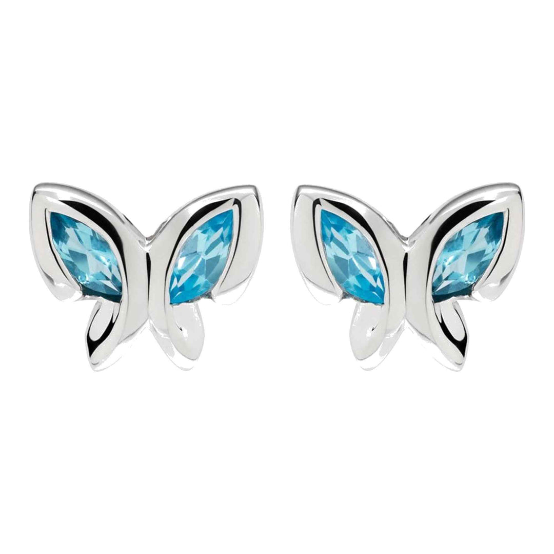Unique & Co ME-950BT Sterling Silver Stud Earrings