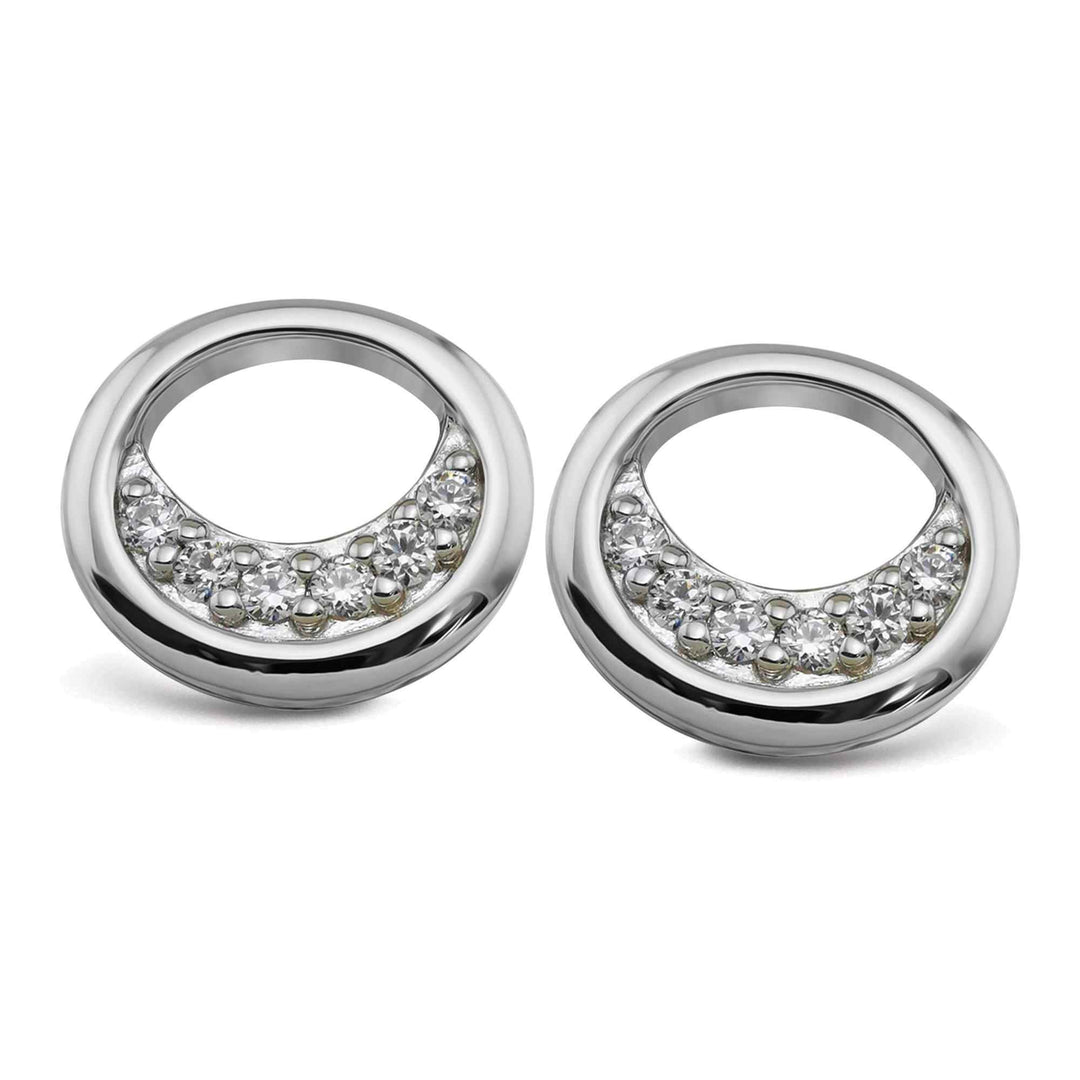 Unique & Co ME-955 Sterling Silver Stud Earrings