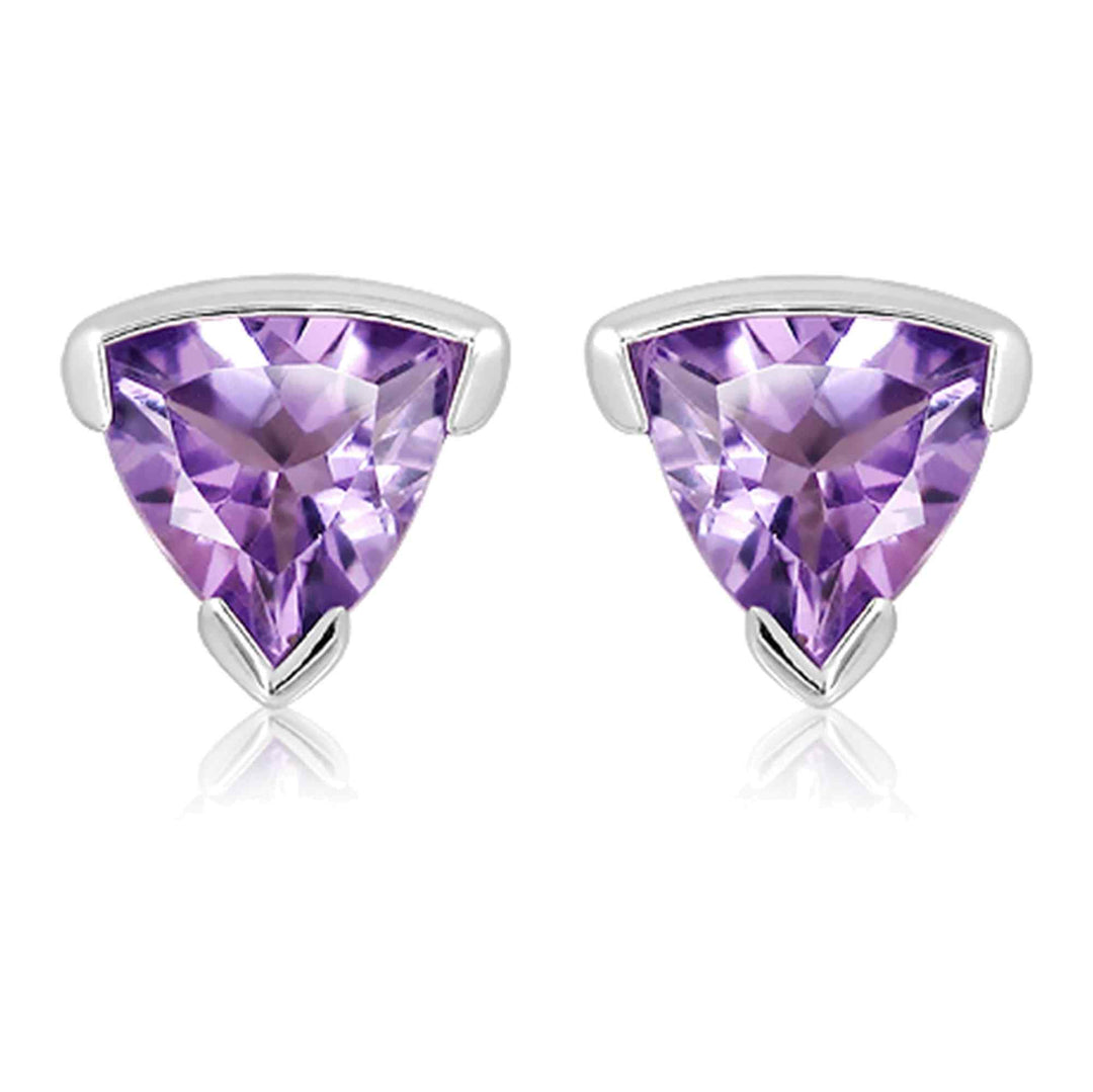 Unique & Co ME-980AM Sterling Silver Stud Earrings