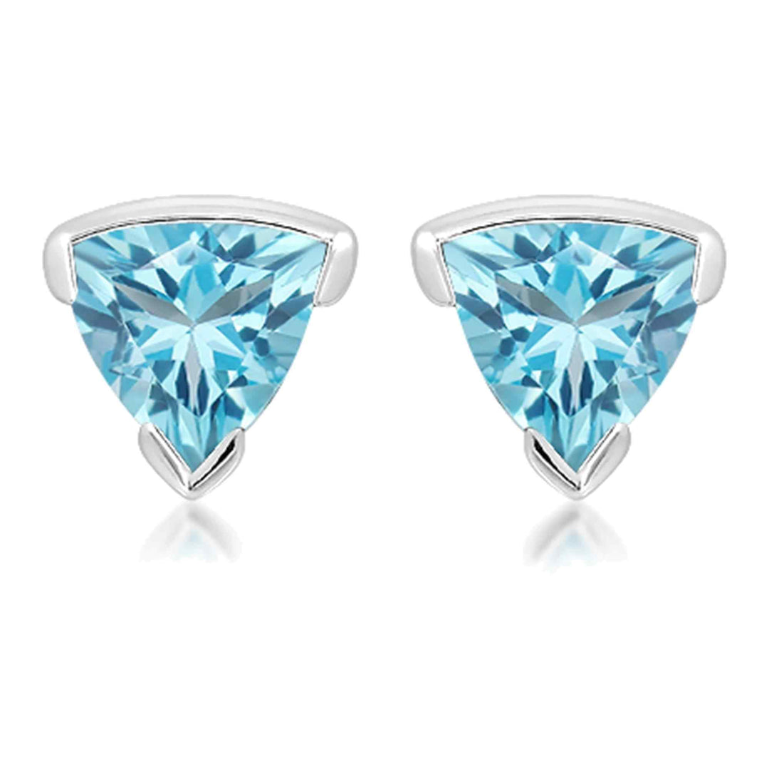 Unique & Co ME-980BT Sterling Silver Stud Earrings