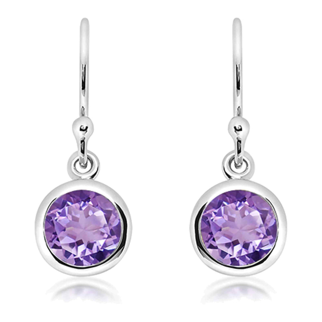 Unique & Co ME-992AM Sterling Silver Drop Earrings
