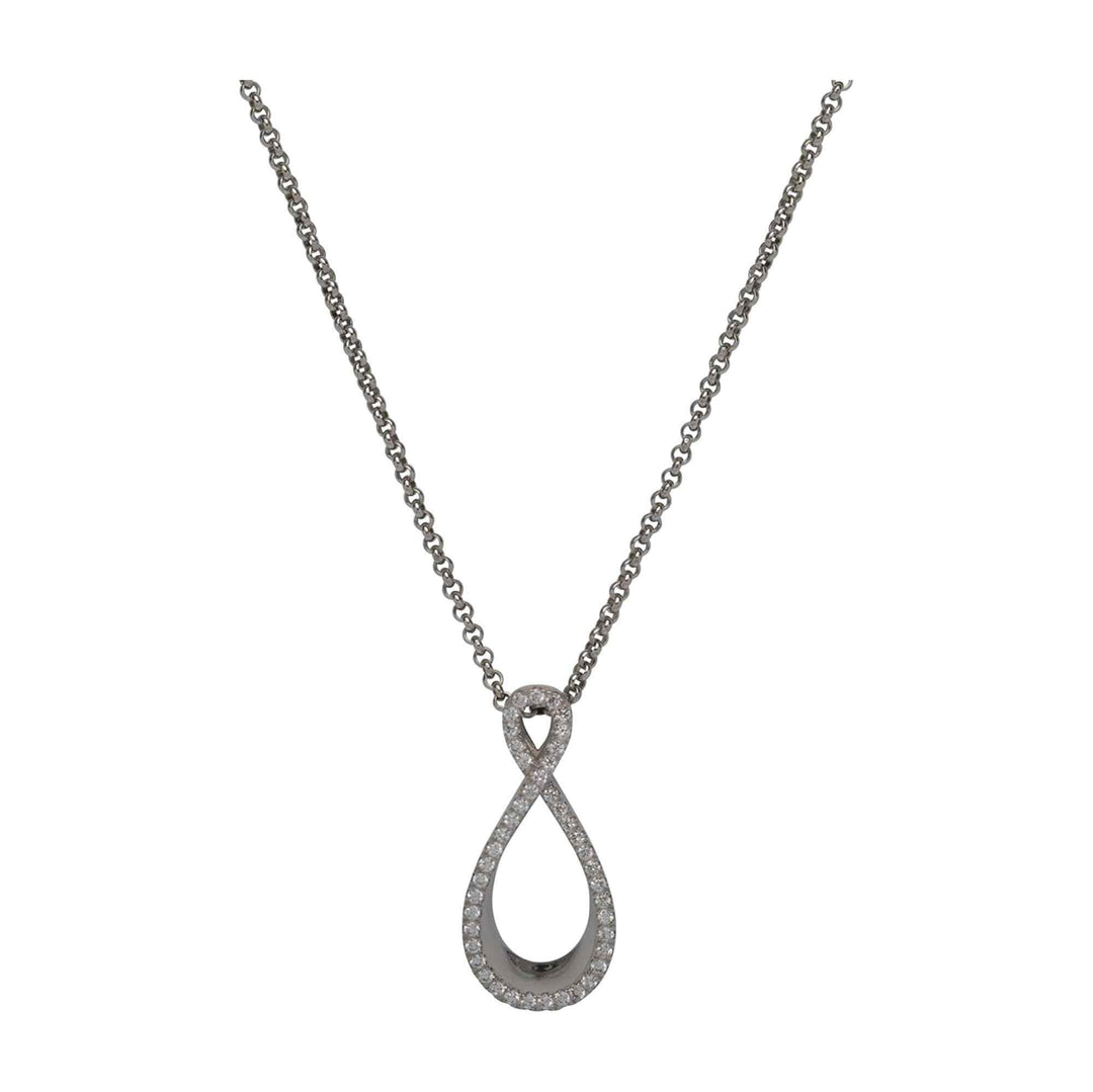 Unique & Co MK-718 Women's Silver 925 Pendant Necklace