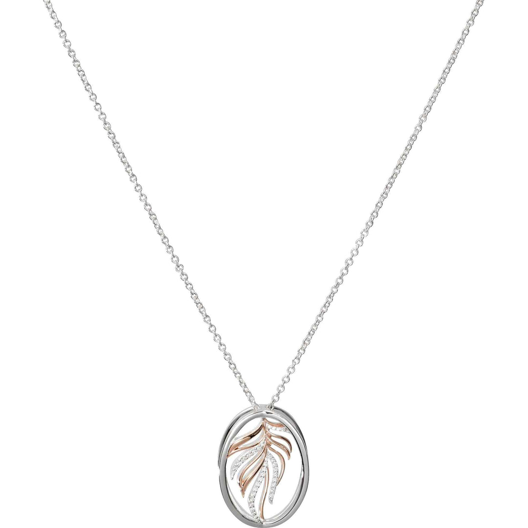 Unique & Co MK-800 Women's Silver 925 Pendant Necklace