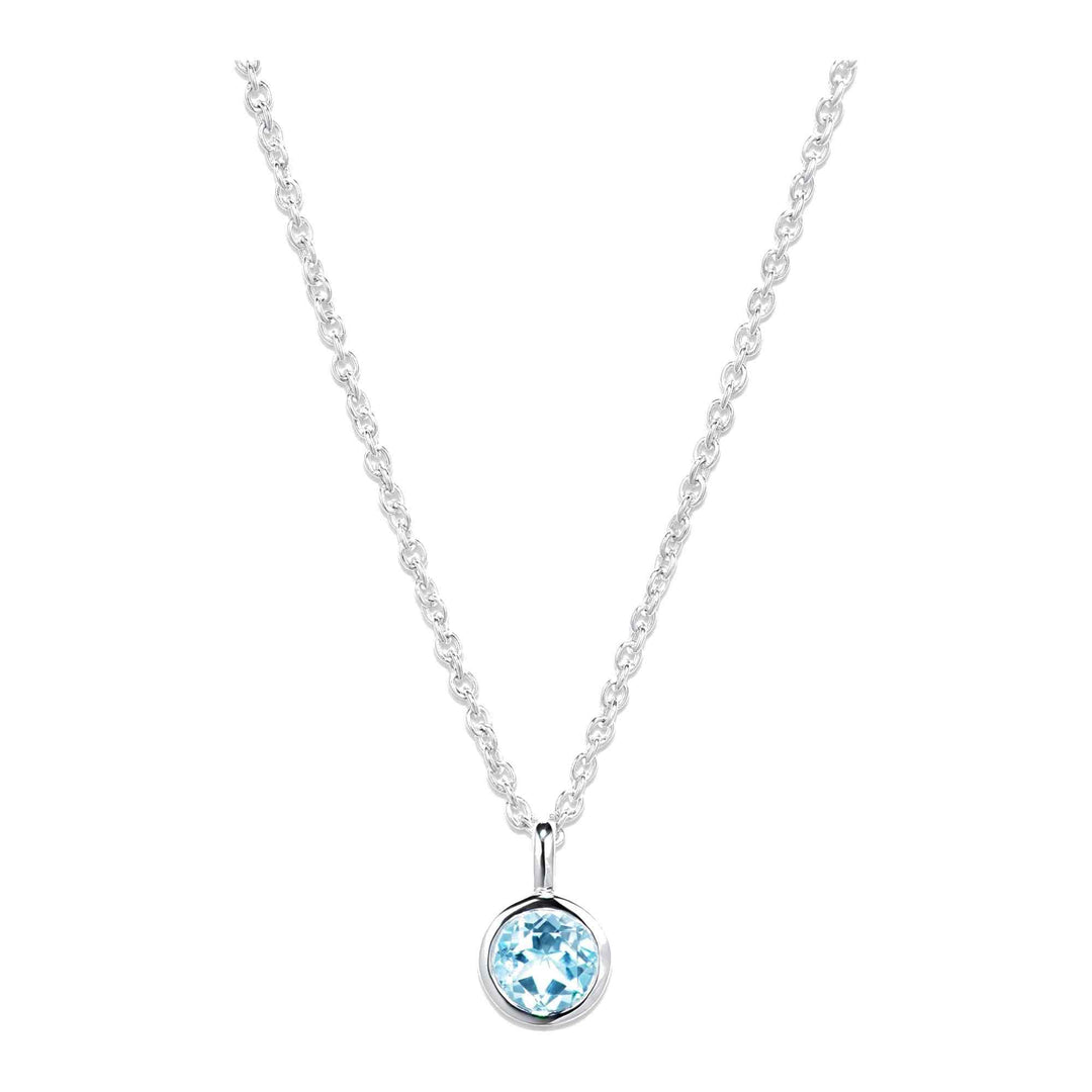 Unique & Co MK-934BT Women's Silver 925 Pendant Necklace