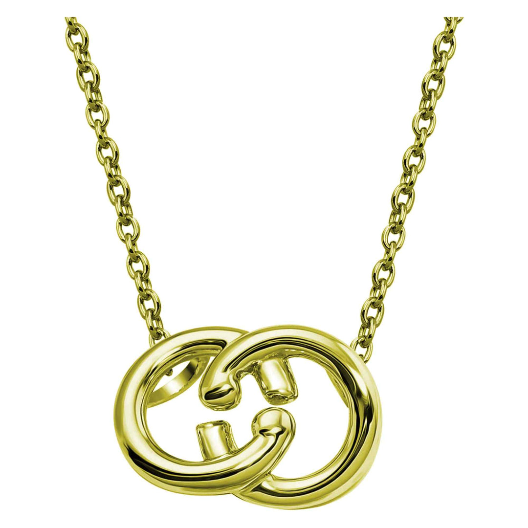 Unique & Co MK-953GO Women's Silver 925 Pendant Necklace