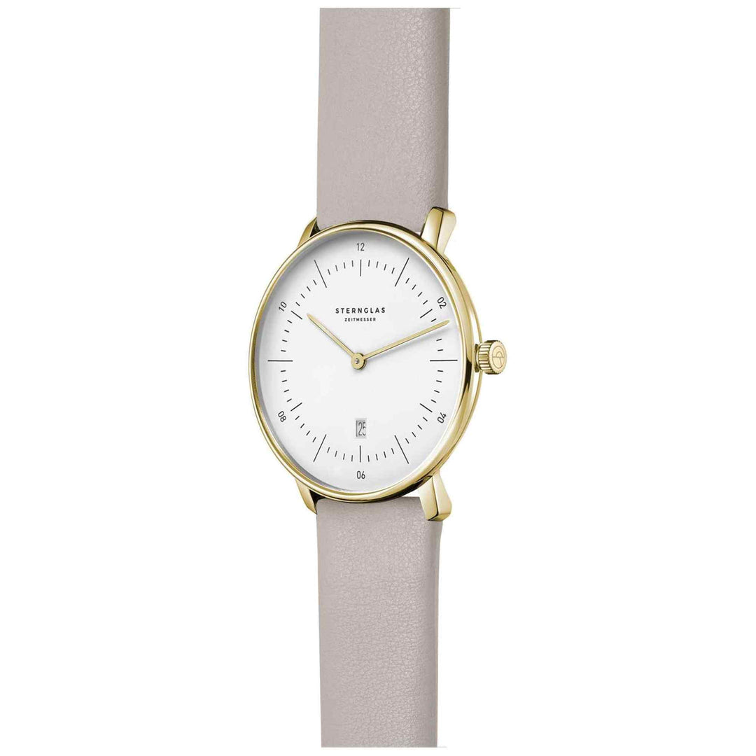 Sternglas S01-ND02-KL06 Women's Naos XS Grey Strap Wristwatch (8149131722978)