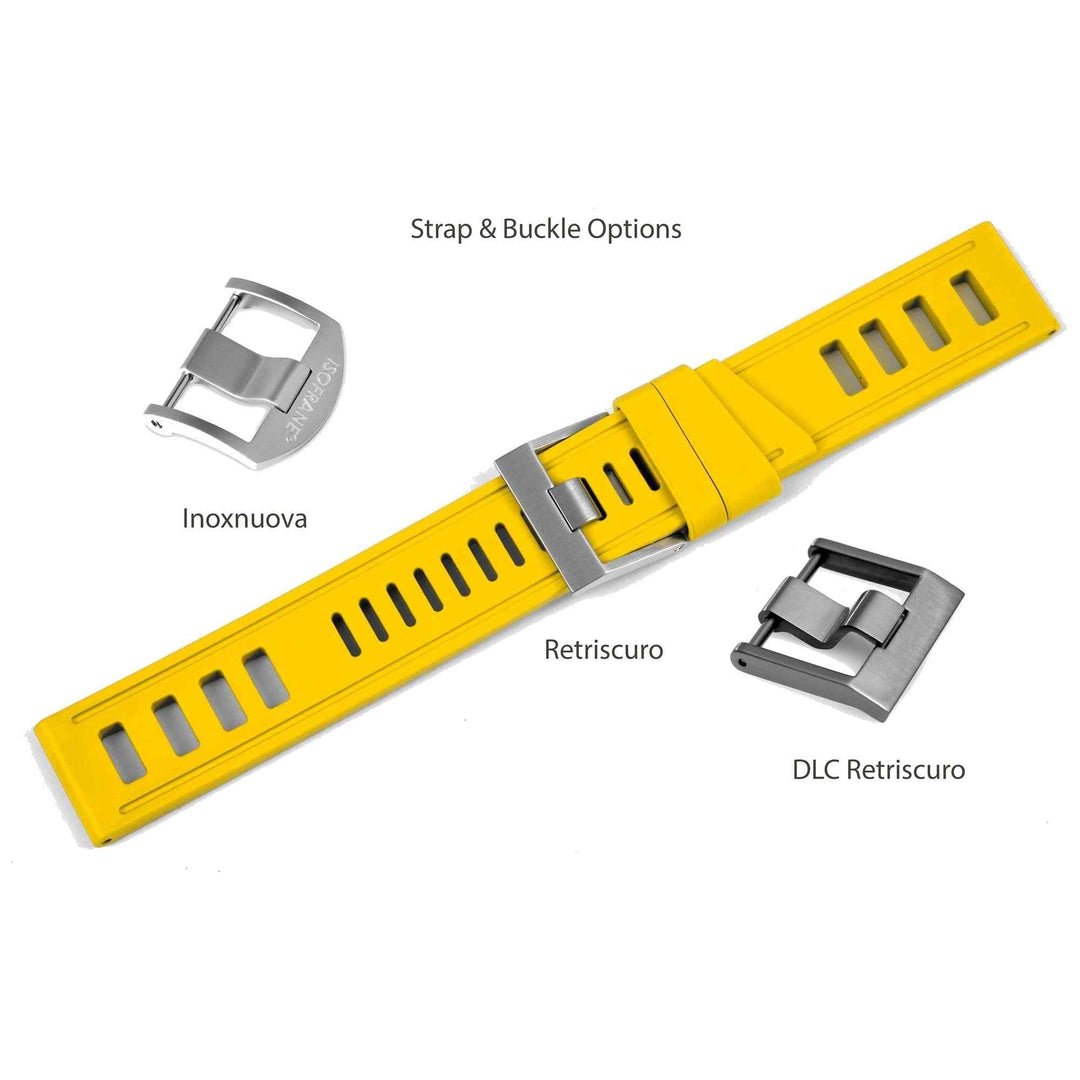 Isofrane Yellow Rubber Watchstrap
