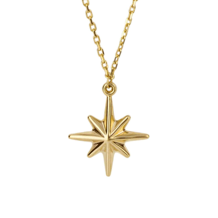 Elements Gold GN382 Star Burst Necklace