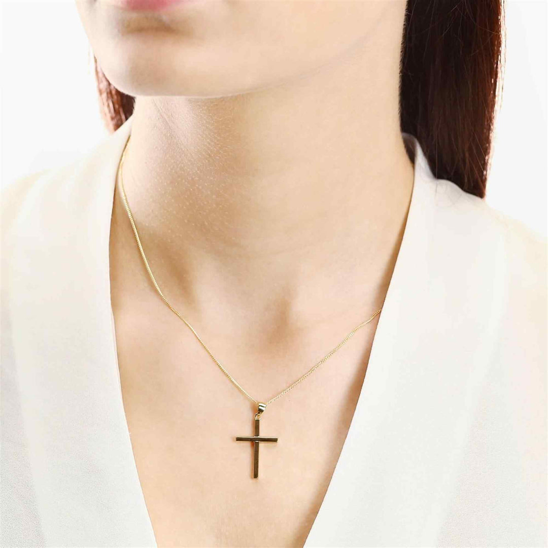 Elements Gold GP942 Large Cross Pendant Only