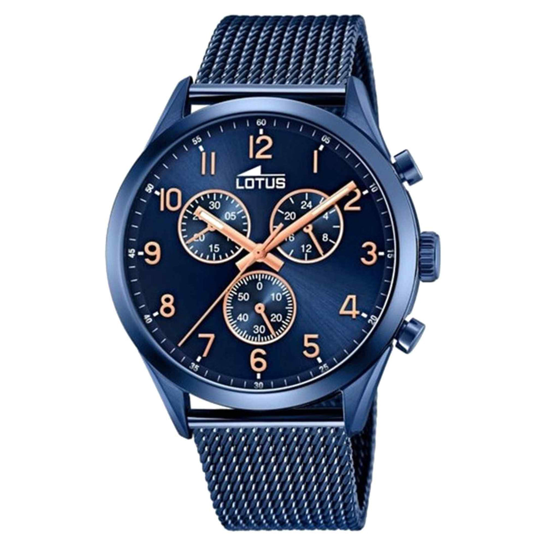 Lotus L18638/1 Men's Blue Dial Chronograph Watch