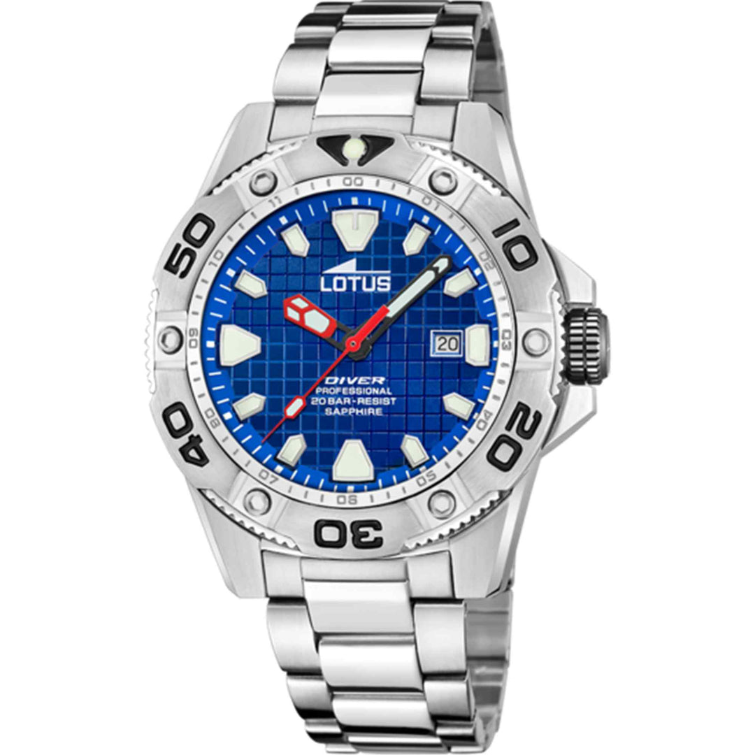 Lotus L18929/B Men's Blue Dial Diver Watch