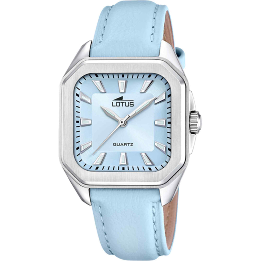 Lotus L18968/4 Women's Light Blue Square Dial Watch
