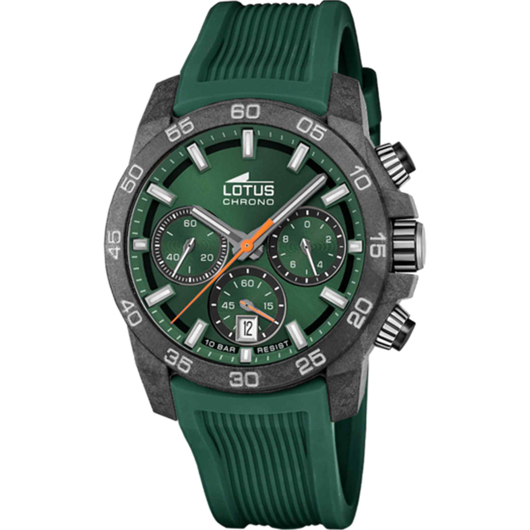 Lotus L18974/2 Men's Green Dial Chronograph Watch