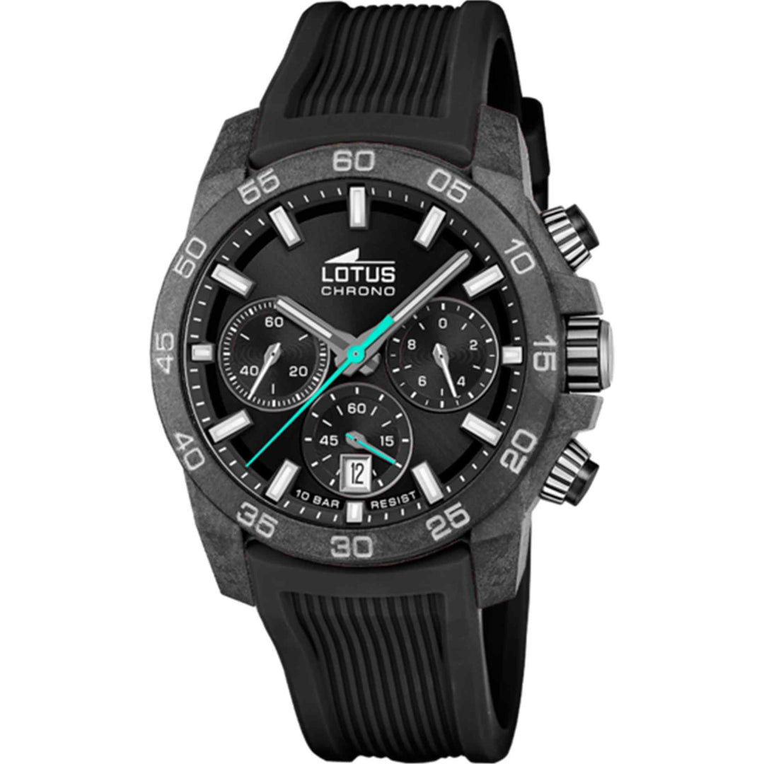 Lotus L18974/3 Men's Black Dial Chronograph Watch