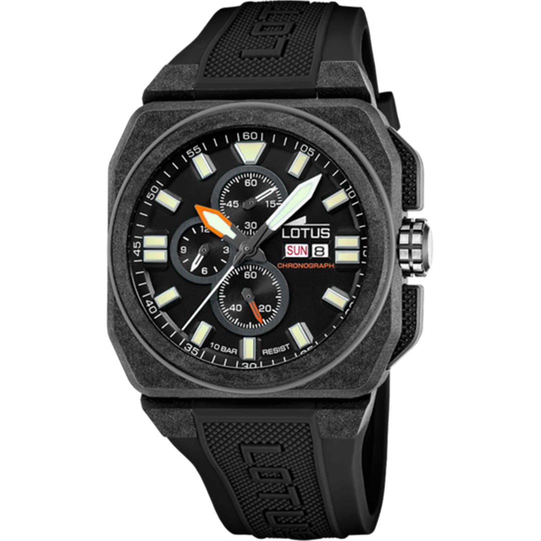 Lotus L18976/4 Men's Black Dial Chronograph Watch