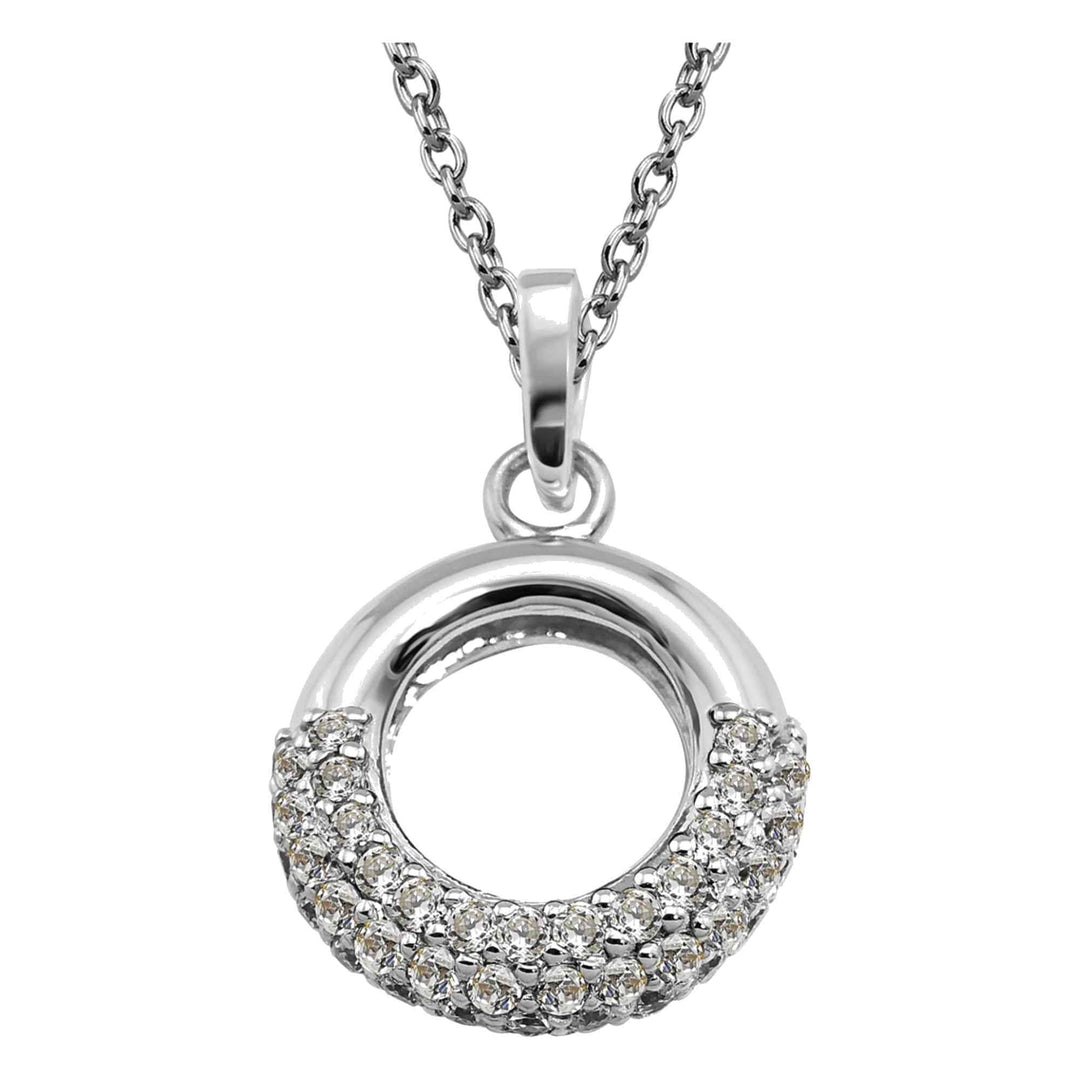 Unique & Co MK-1000 Women's Silver 925 Pendant Necklace