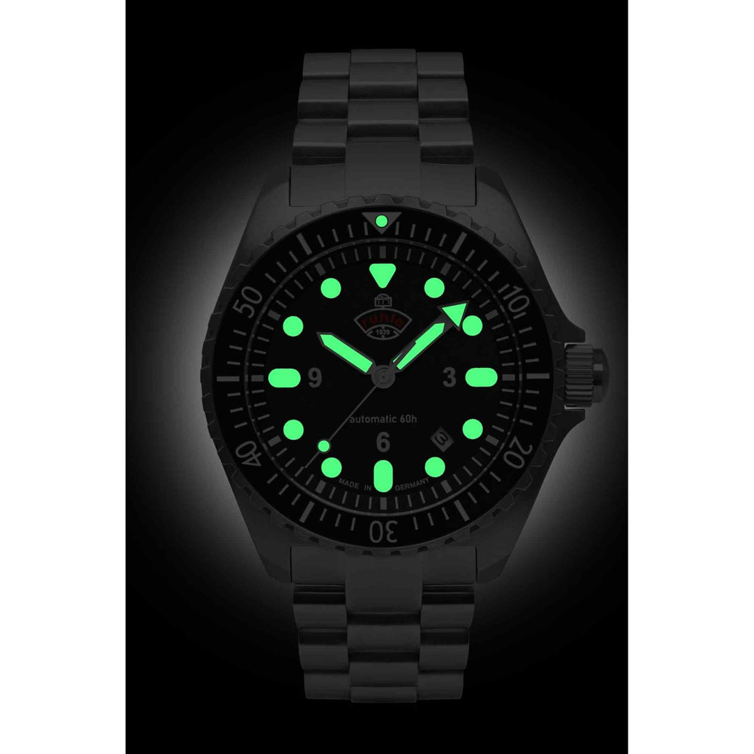 Ruhla 4960M5-set Men's NVA Kommando Minentaucher Wristwatch