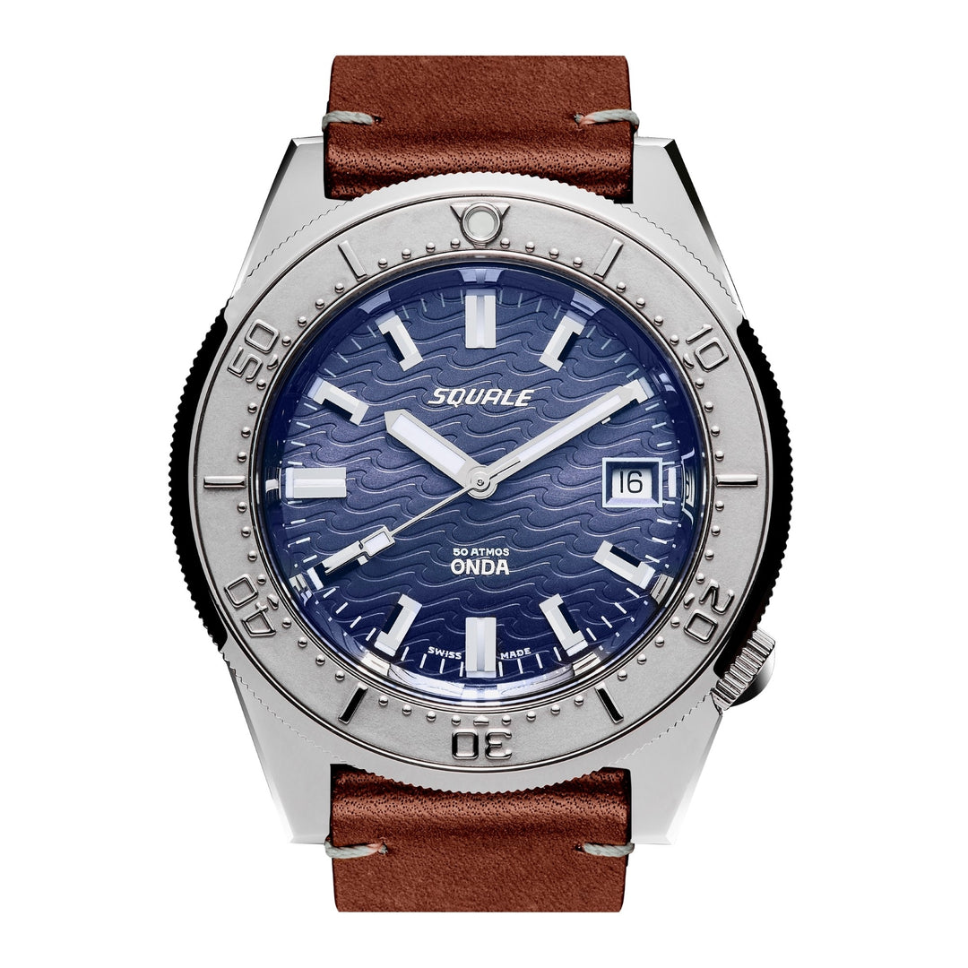 Squale 1521ODG.PS 500 Meter Swiss Automatic Dive Wristwatch Leather - H S Johnson (7800792908002)