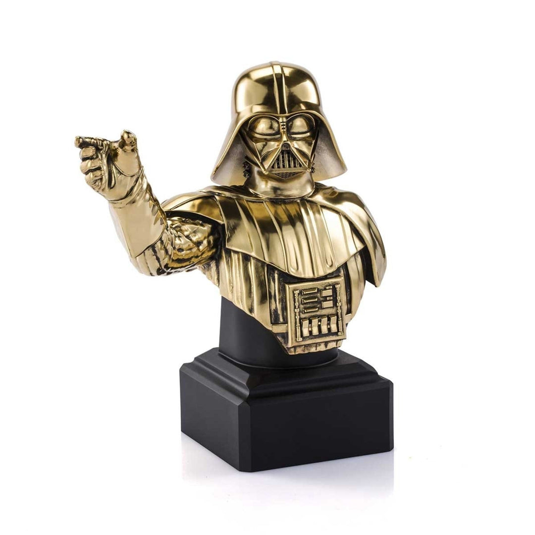 Star Wars By Royal Selangor 0179016E LIMITED EDITION Gilt Darth Vader Bust Figurine - H S Johnson (7505140711650)