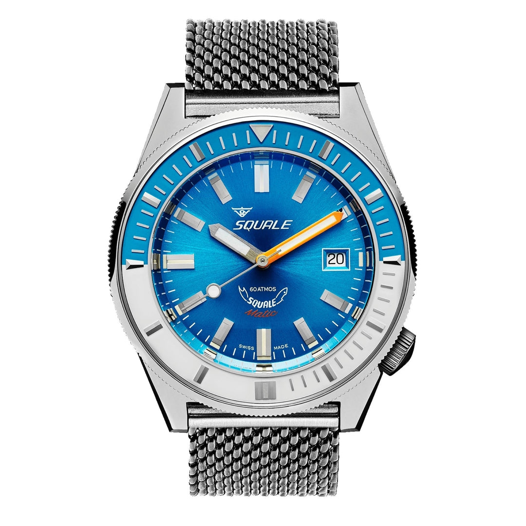 Squale MATICXSE.ME22 600 Meter Swiss Automatic Dive Wristwatch Mesh - H S Johnson (7505143038178)