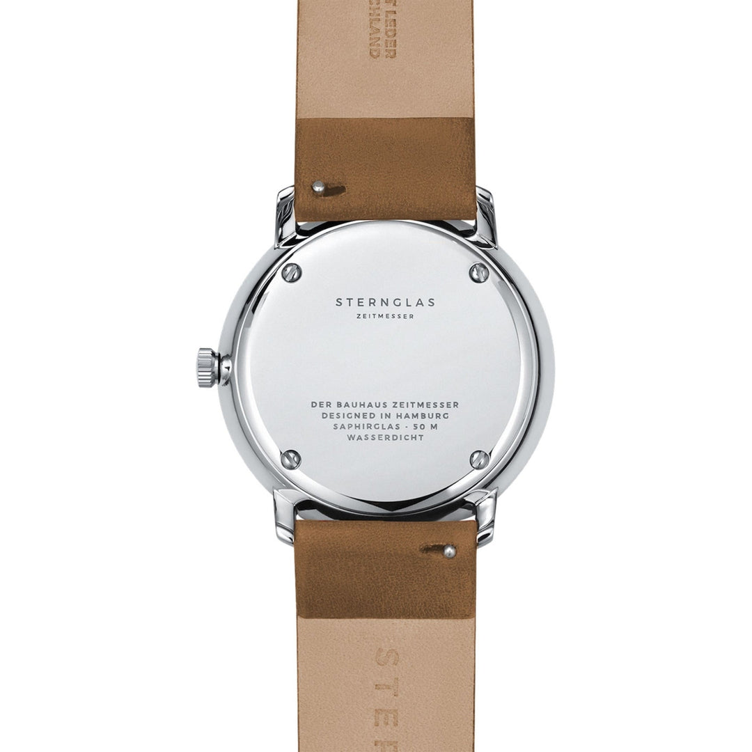 Sternglas S01-NA01-PR01 Men's Naos Tan Brown Leather Strap Wristwatch - H S Johnson (7800807719138)