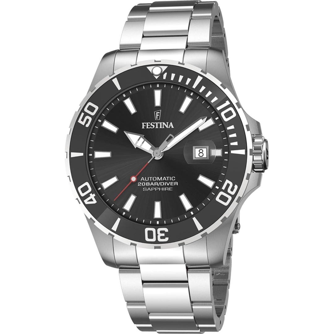 Festina F20531/4 Men's Automatic Steel Bracelet Wristwatch - H S Johnson (7505220993250)