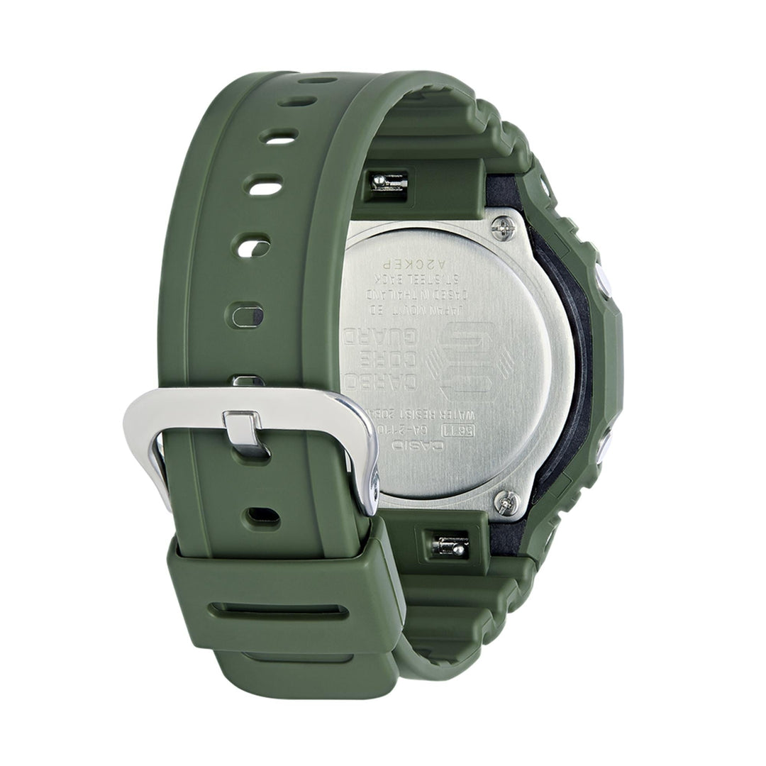 G-Shock GA-2110SU-3AER Layered Bezel Green Wristwatch - H S Johnson (7797470789858)