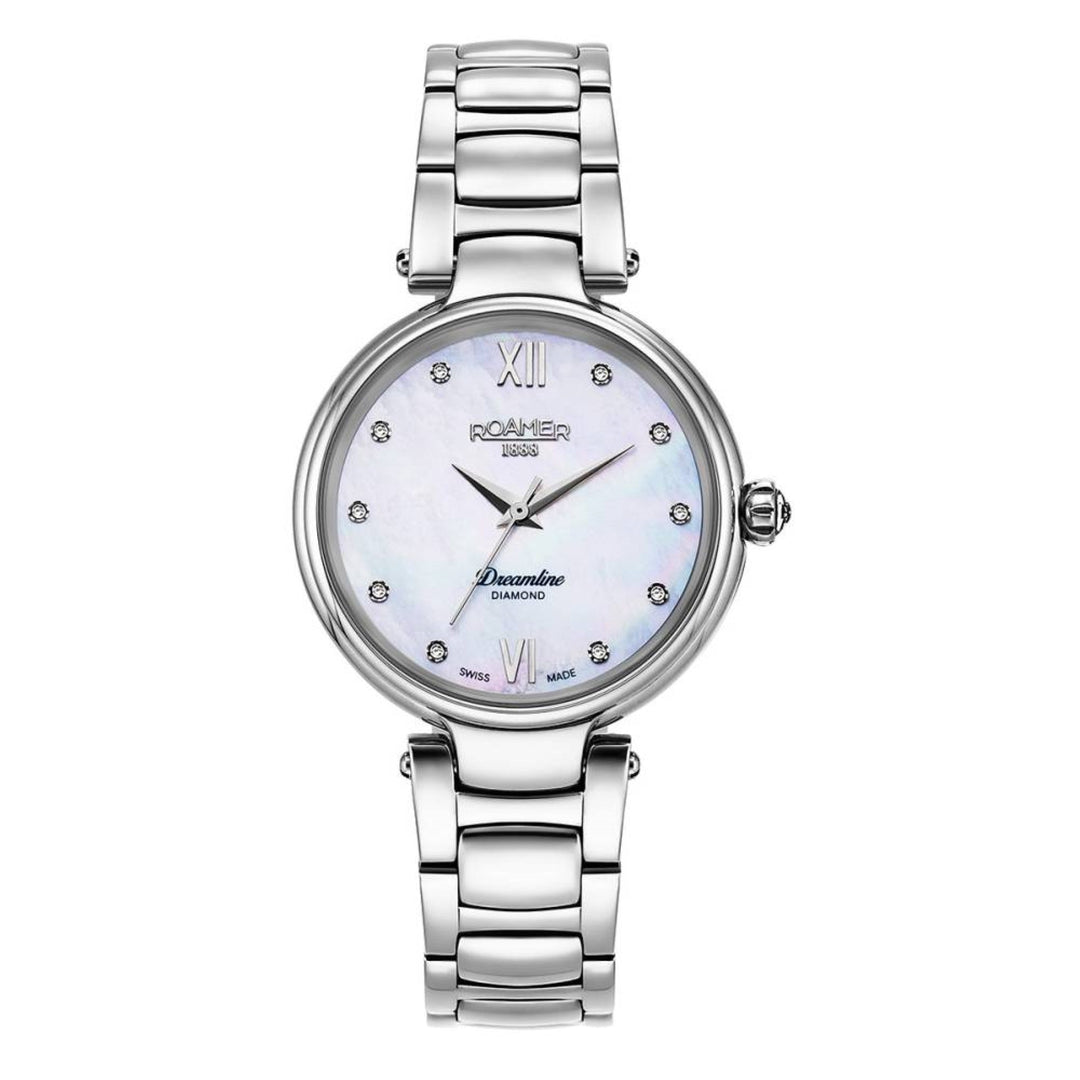 Roamer 857847 41 29 50 Women's Dreamline Diamond Steel Bracelet Wristwatch - H S Johnson (7848999485666)