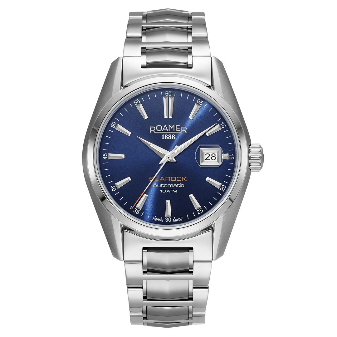 Roamer 210665 41 45 20 Men's Searock Automatic Blue Dial Wristwatch - H S Johnson (7932099461346)