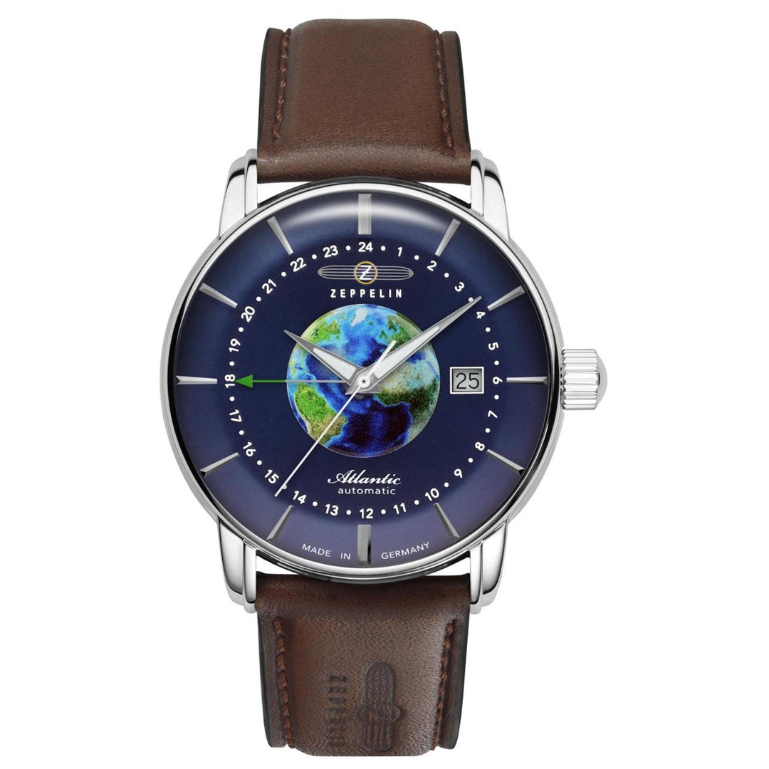 Zeppelin 8468-3 Atlantic Blue Dial Automatic Wristwatch - H S Johnson (7958463873250)