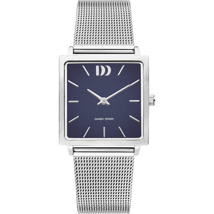 Danish Design IV68Q1248 Miami Silver Blue Mesh Watch