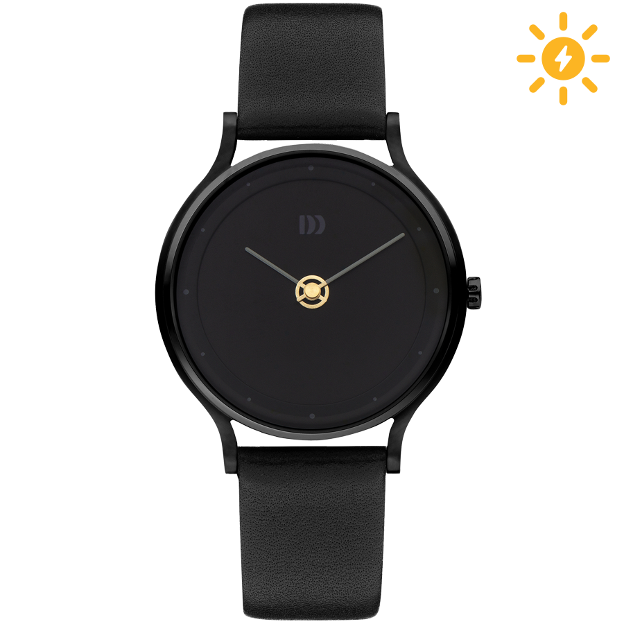 Danish Design 10-A2-04 Sun Black Golden Sun Watch