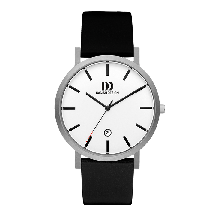 Danish Design IQ12Q1108 Rhône Stripe Silver Large Watch