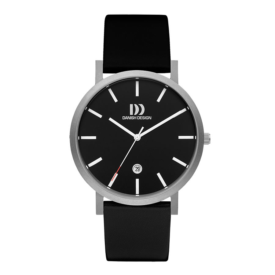 Danish Design IQ13Q1108 Rhône Stripe Black Large Watch